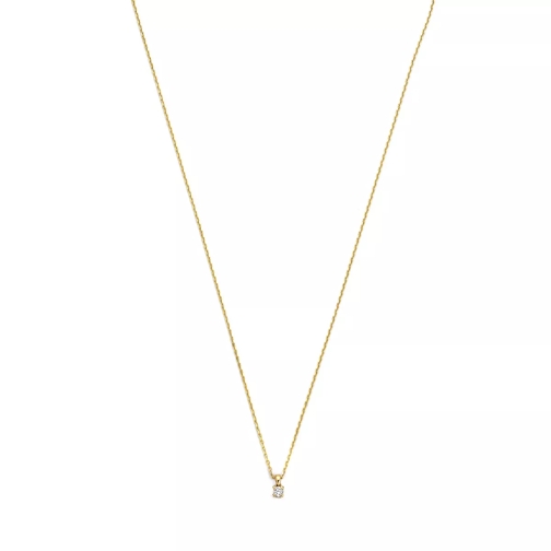 Isabel Bernard De la Paix Céline 14 karat necklace | diamond 0.05 Gold Short Necklace