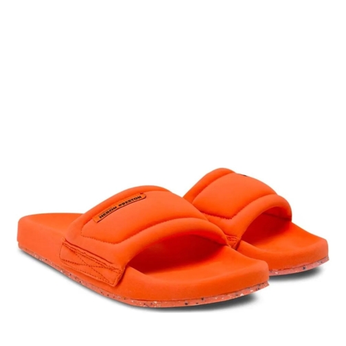 Heron Preston Low-Top Sneaker Logo Fabric Slider Sandals orange