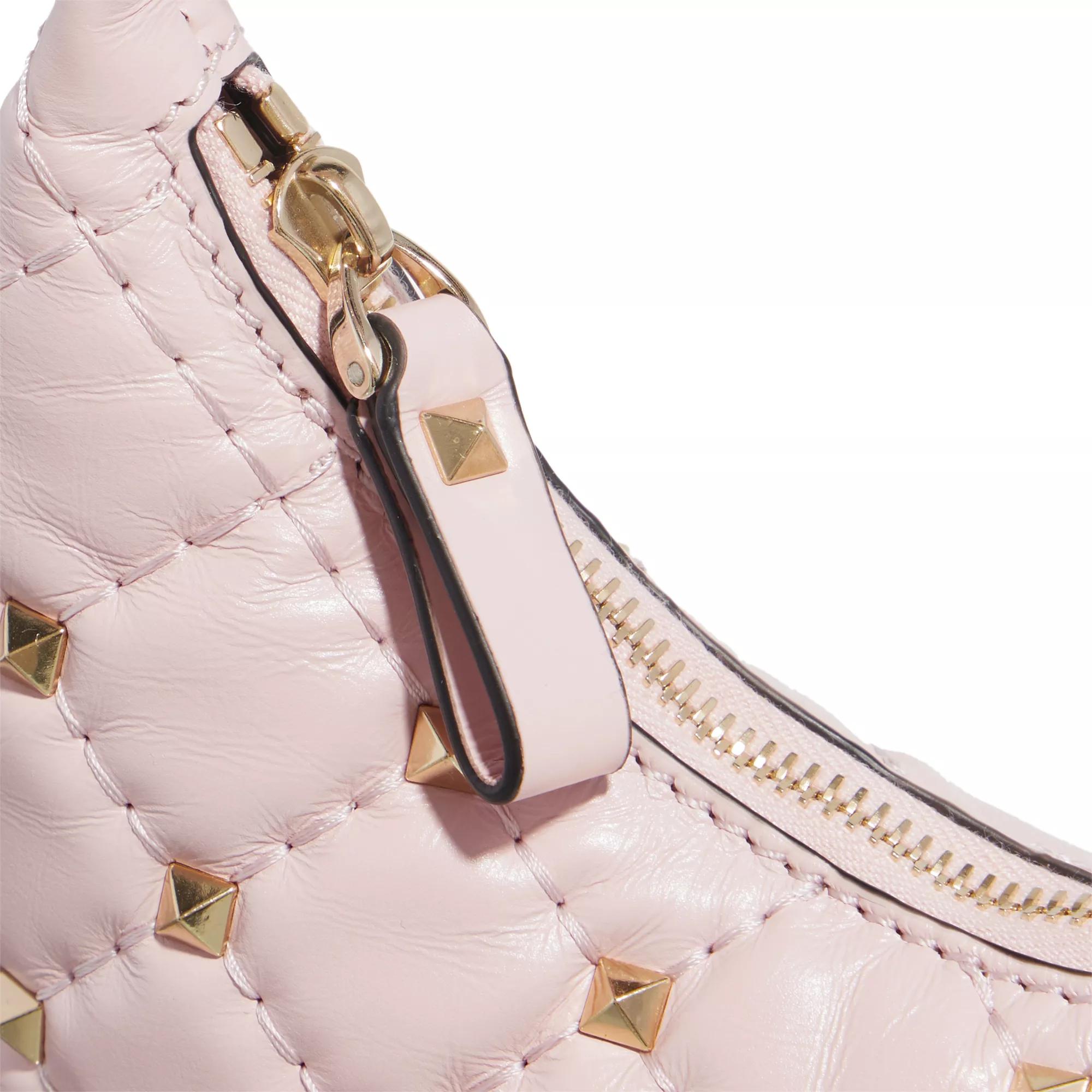 Valentino Garavani Satchels Rockstud Top Handle Bag in poeder roze