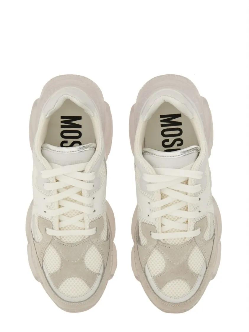 Thumbnail - Moschino Low-Top Sneaker - Teddy Sneaker - Gr. 40 (EU) - in Grau - für Damen