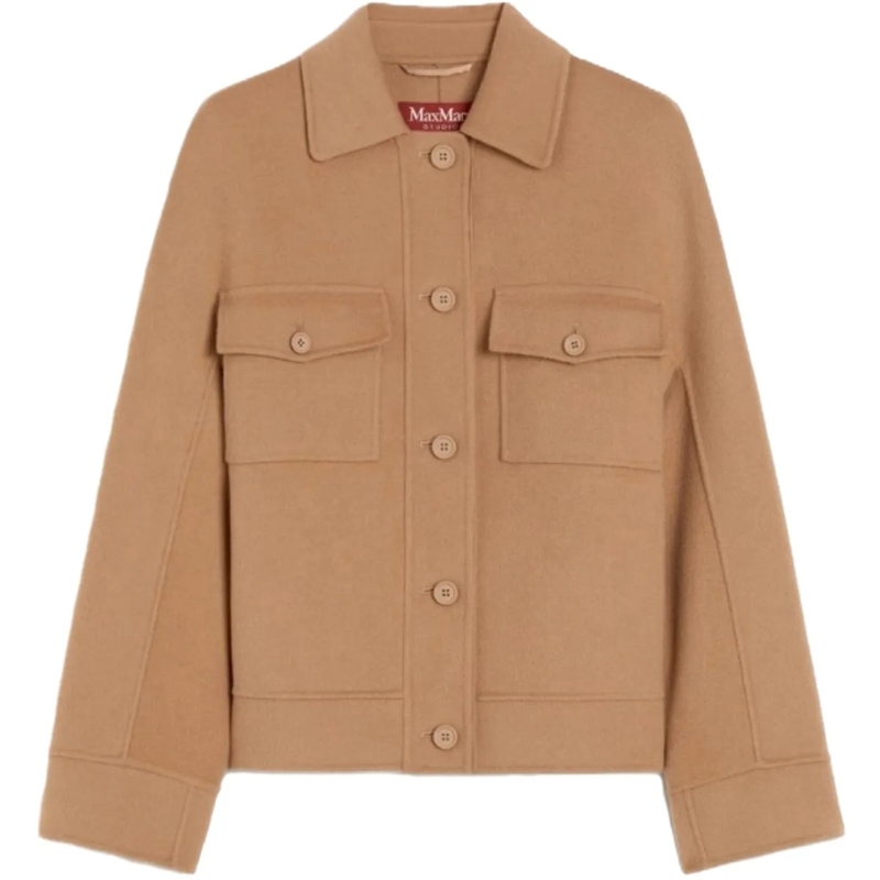 Max Mara Veste de transition Jackets Camel beige