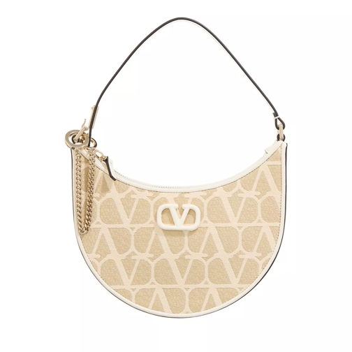 Valentino Garavani Mini Hobo Bag Natural Ivory Sac hobo