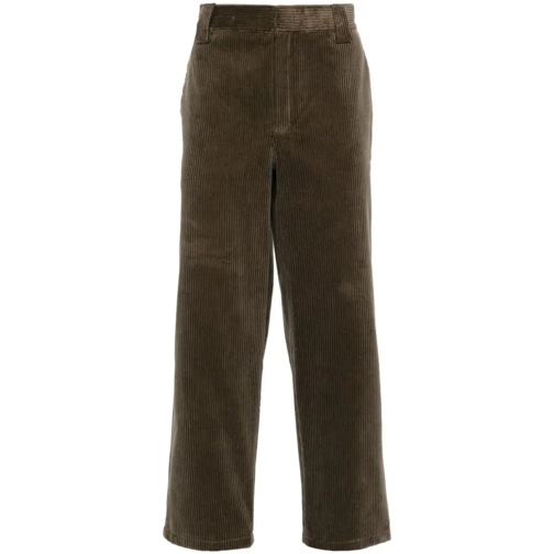 Golden Goose Corduroy Khaki Pants Green 