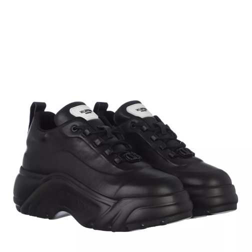 Valentino Garavani Flatform Sneakers Smooth Leather Black Platform Sneaker