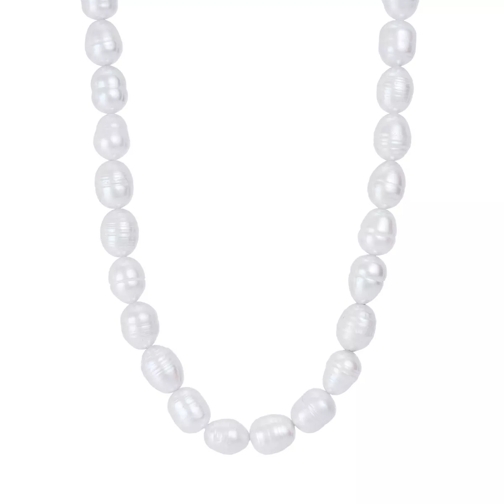 BELORO Necklace Pearls T-Bar Yellow Gold Mittellange Halskette