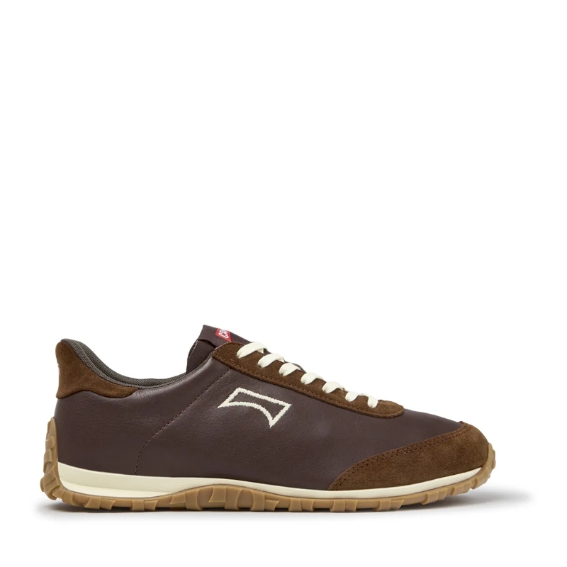 Camper Low-Top-Sneaker - Zertifikat der Leather Working Group- Schuhmach dunkel-braun