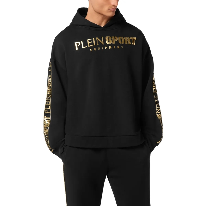 Plein Sport Top Hoodie schwarz(Image 3)