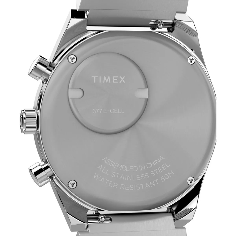 Timex Quarzuhr Quartz Analog Chronograph Q Timex® Falcon Eye Chro silber(Image 4)