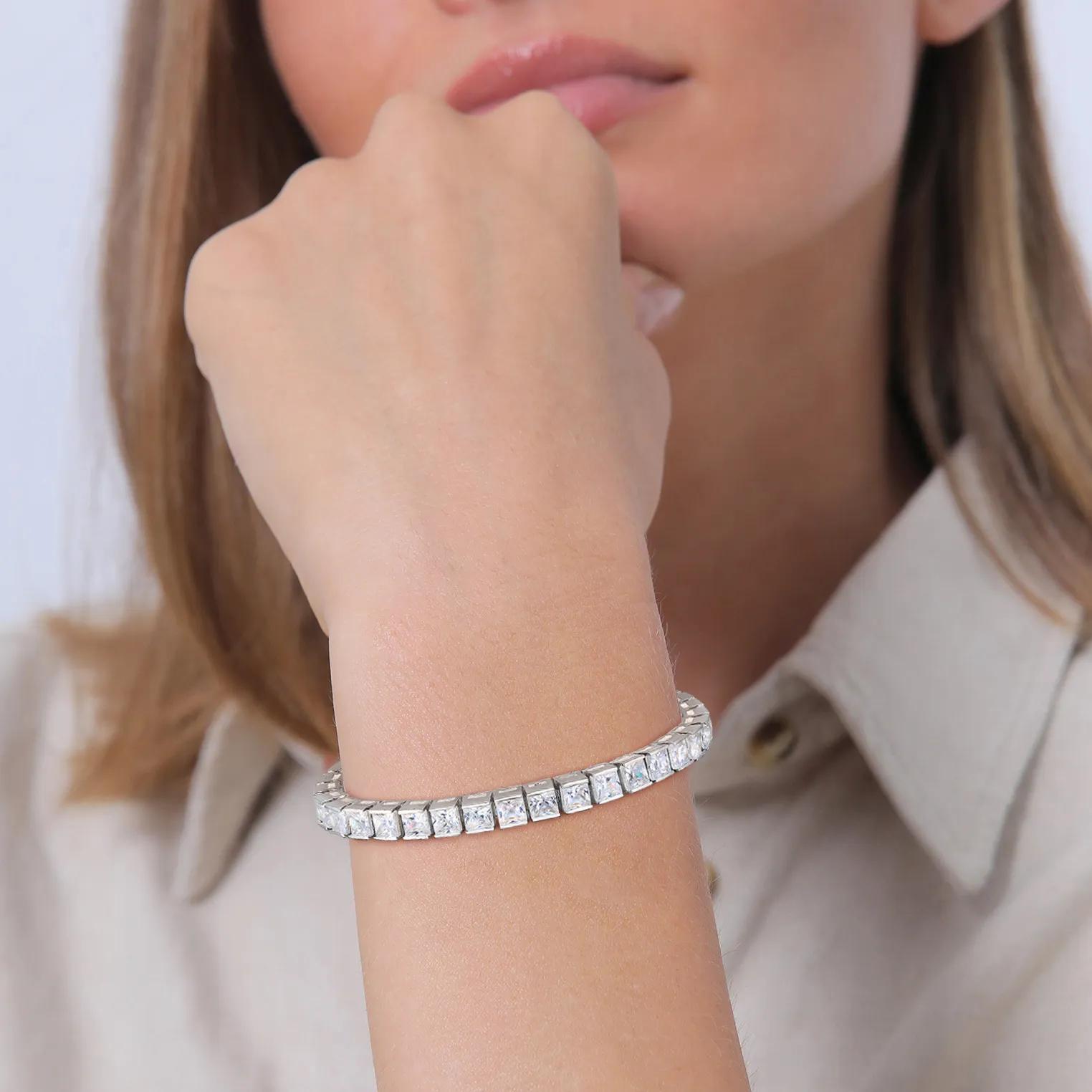Thumbnail - Elli Armbänder - Armband Tennisarmband Zirkonia Kristall Sparkle 92 - Gr. 20 CM - in Silber - für Damen