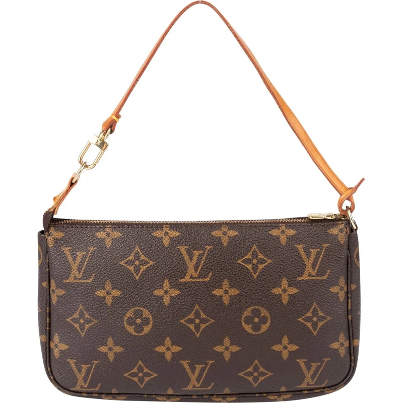 Louis Vuitton Tote Louis Vuitton Canvas Monogram Pochette Accessoire  braun