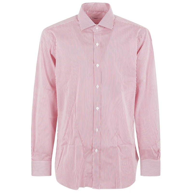BUONAMASSA Classic White Button-Down Shirt Pink | Hemd