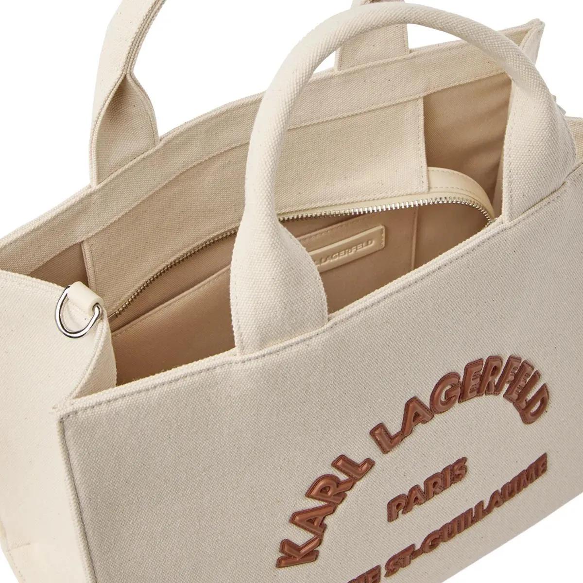 Thumbnail - Karl Lagerfeld Shopper - MEDIUM RUE ST-GUILLAUME SQUARE PATCH - Gr. unisize - in Beige - für Damen