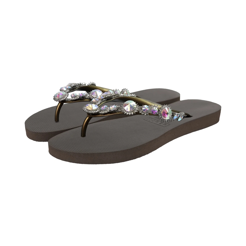 UZURII Flip Flops Zehentrenner Chrystal Marilyn mocca(Image 2)