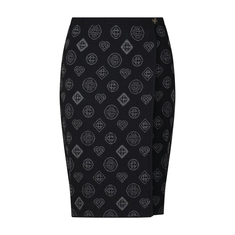 Casablanca Midirock Midirock im Wickel-Look Schwarz