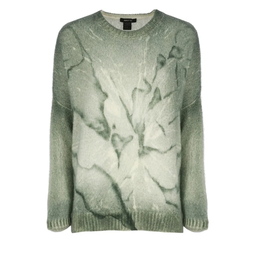 CALIBAN Cashmere And Silk Sweater Green Maglione