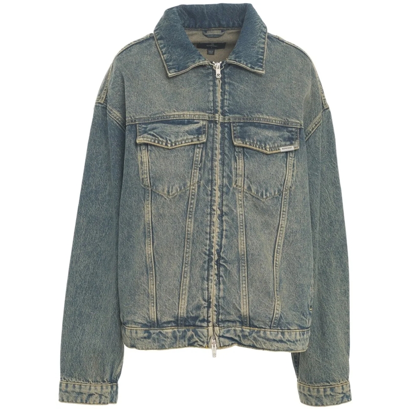 Represent Doudoune Oversize denim jacket blau