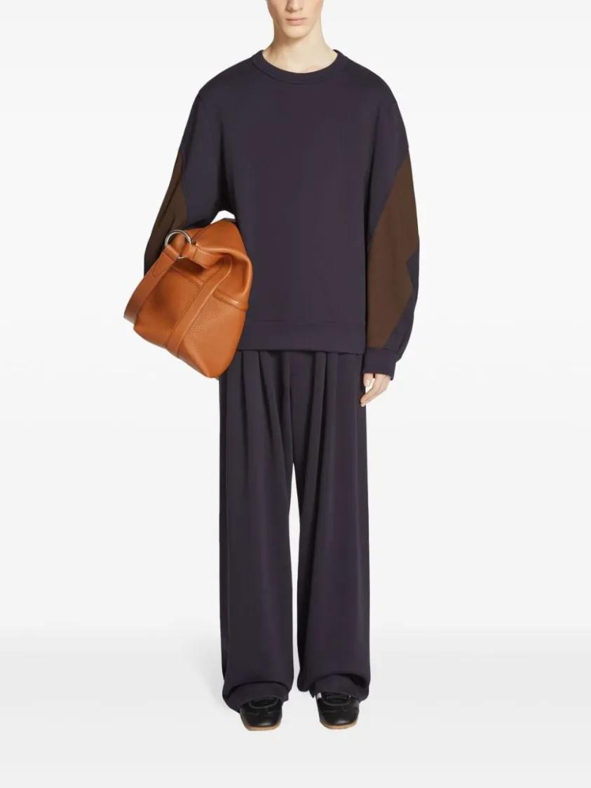 Dries Van Noten - Navy Blue Cotton Trousers - Größe M - blau