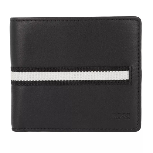 Boss Set Wallet Keychain Black Bi-Fold Portemonnaie