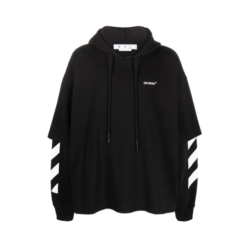 Off-White Hoodie Helvetica Black Hoodie Black