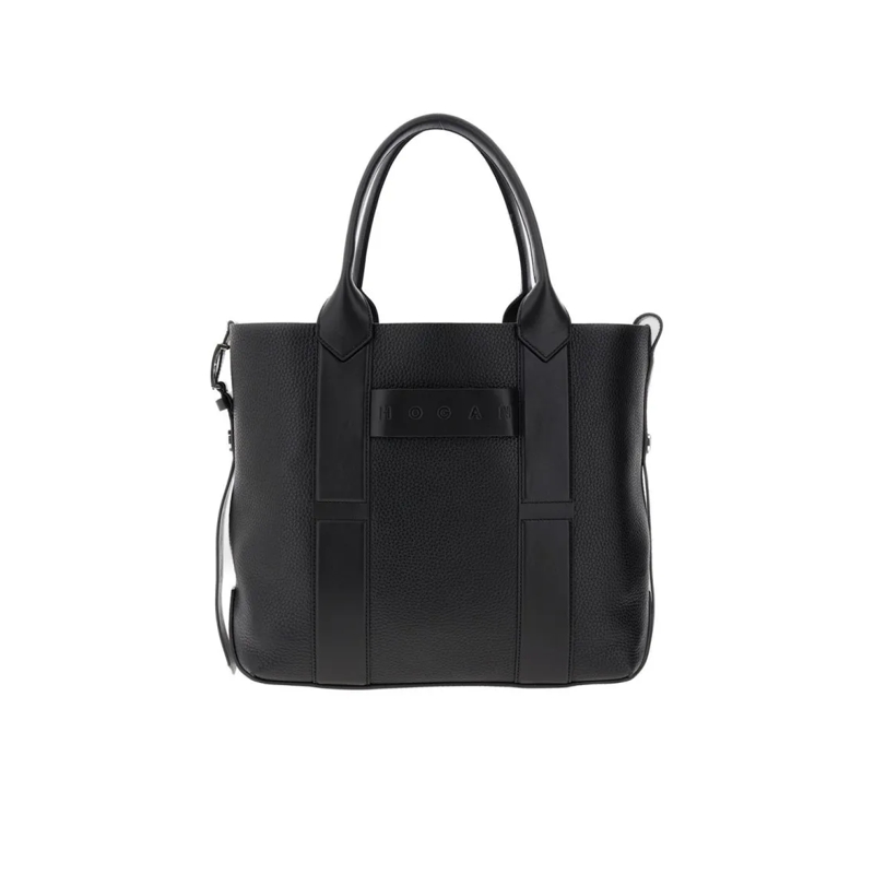Hogan Fourre-tout Script Shopping Midium Black
