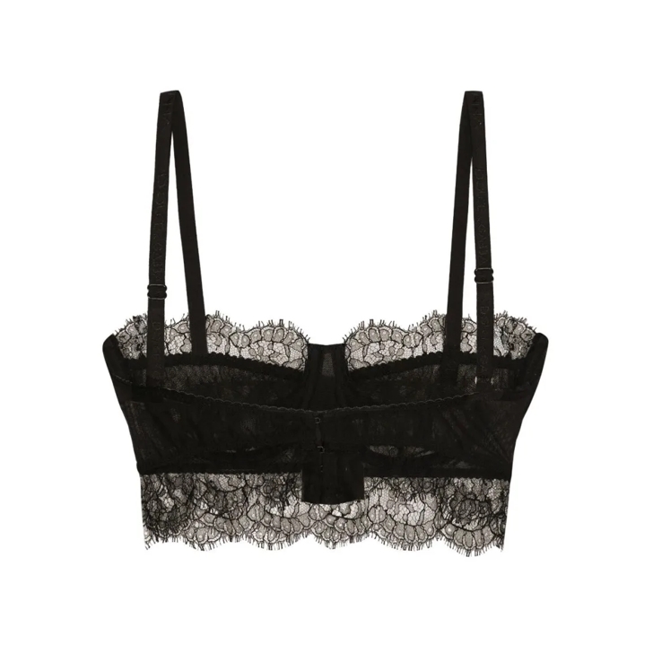 Black bralette lace top sales