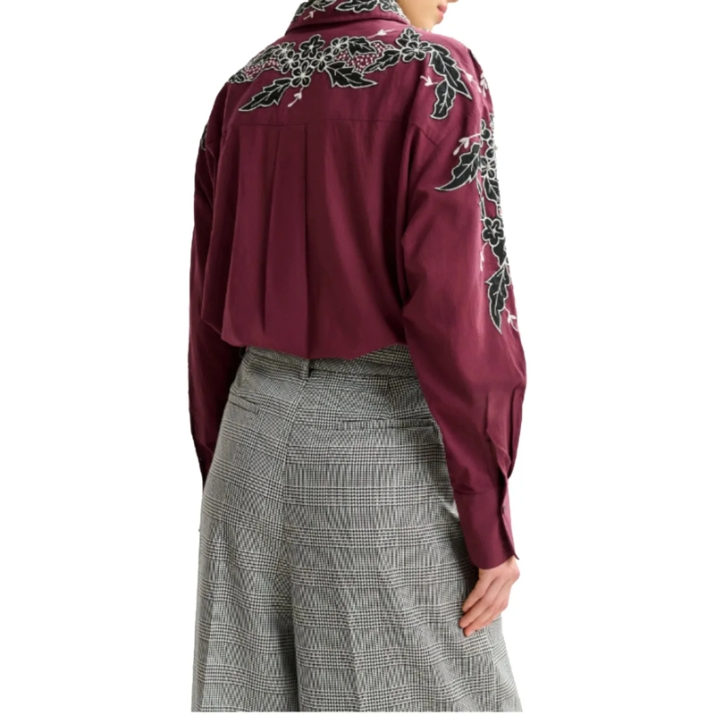 Essentiel Antwerp Bluse Essentiel Antwerp  Blouses Bordeaux Inglewood rot(Image 3)