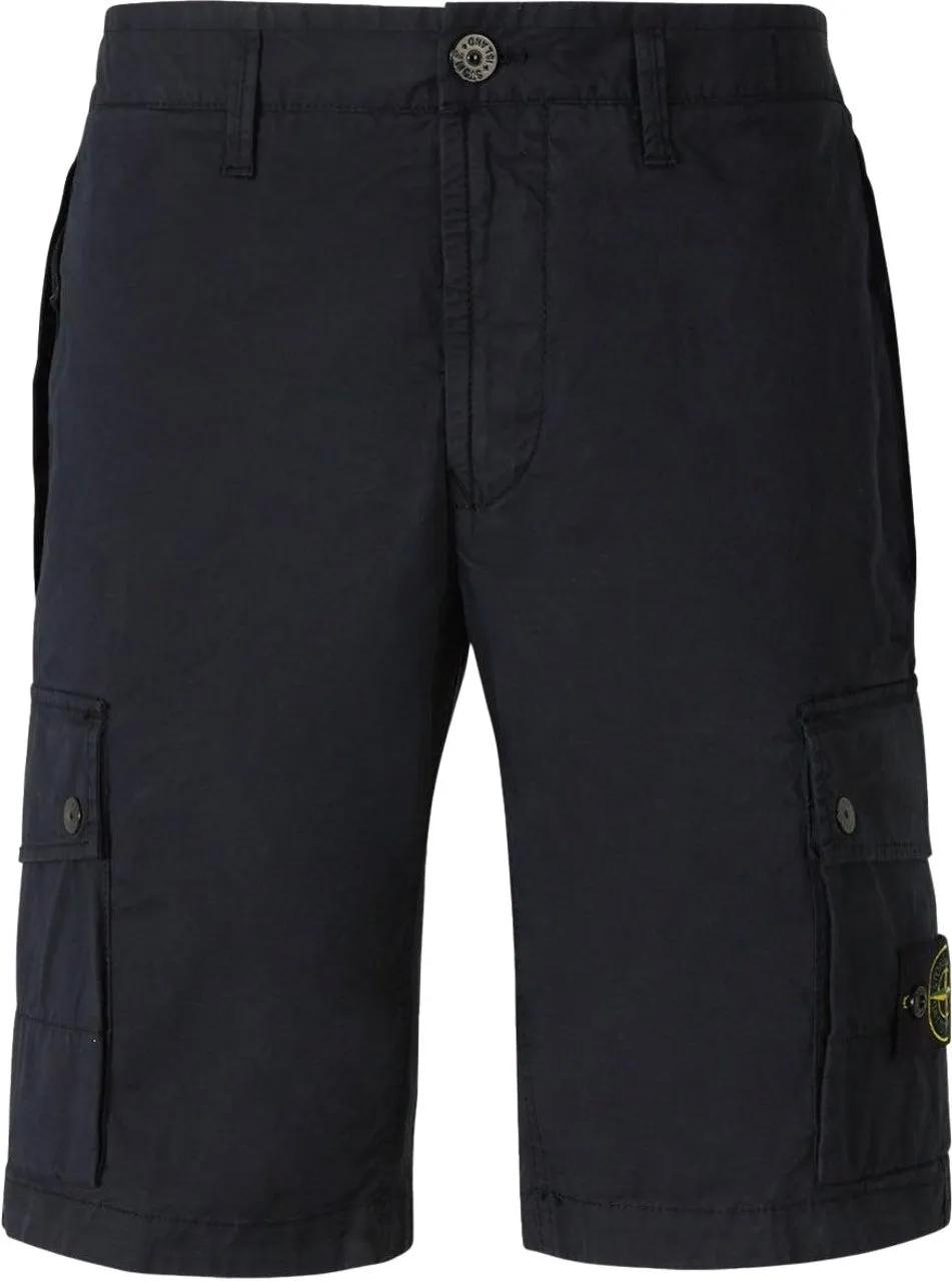 Thumbnail - Stone Island - Logo Cargo Bermuda Shorts - Größe 28 - blue