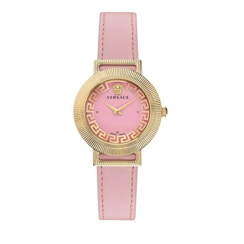 Versace Greca Chic Gold/Pink Quartz Horloge