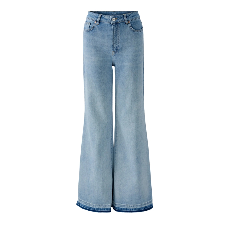 Oui Jeans Jeans Flared blau