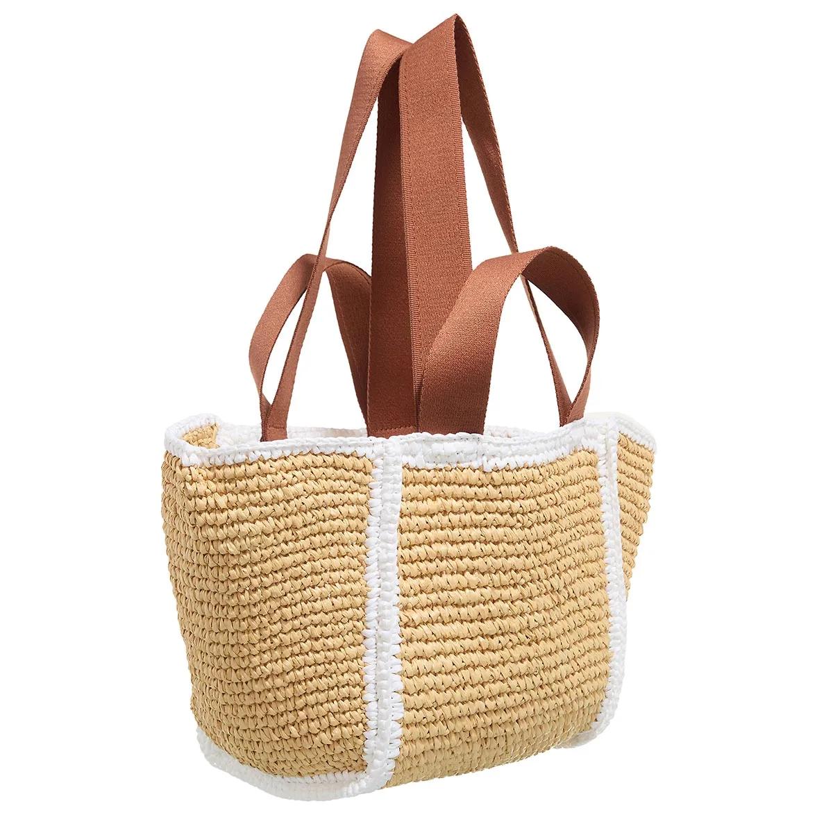 Marni Shoppers Large Basket in beige