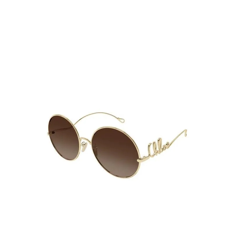 Chloé Sonnenbrille CH0329S Gold-Gold-Brown