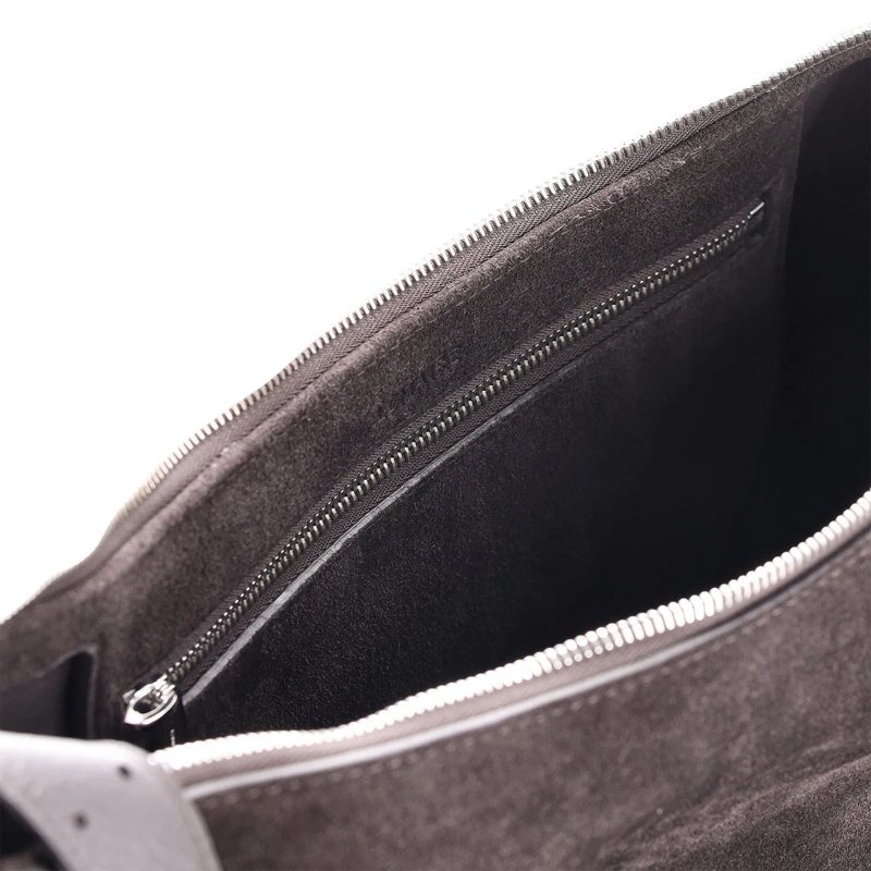 Lemaire Sac Tasche Belted Hobo aus Leder braun(Image 6)