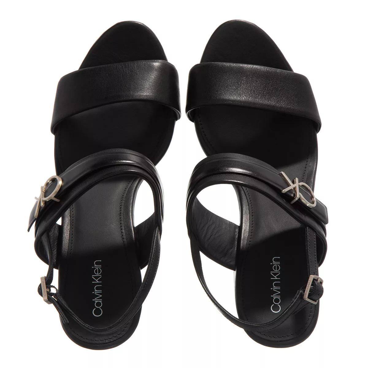 Calvin Klein Block Hl Sandal 85Hh W Hw Ck Black Sandal