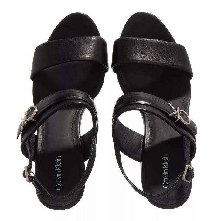 Calvin Klein Block Hl Sandal 85Hh W Hw Ck Black Sandale