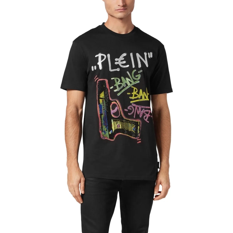 Philipp Plein T-Shirt T-Shirt Rundhalsausschnitt Ss schwarz(Image 3)