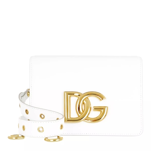 Dolce&Gabbana Shoulder Bag Leather White Crossbody Bag