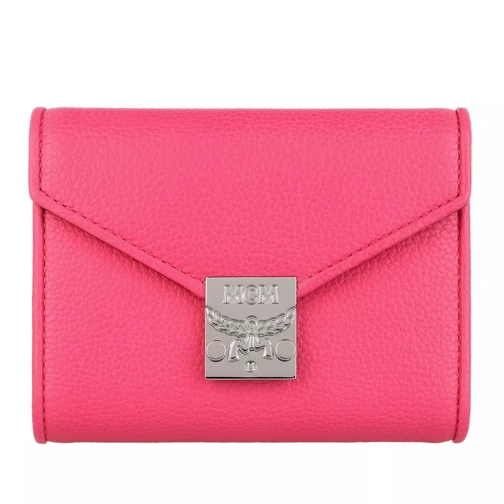 MCM Small Fold Wallet Pocket  Sugar Pink Crossbody Bag