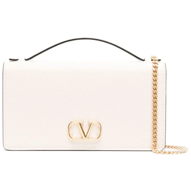 Valentino Garavani Clutch Bags Ivory weiß