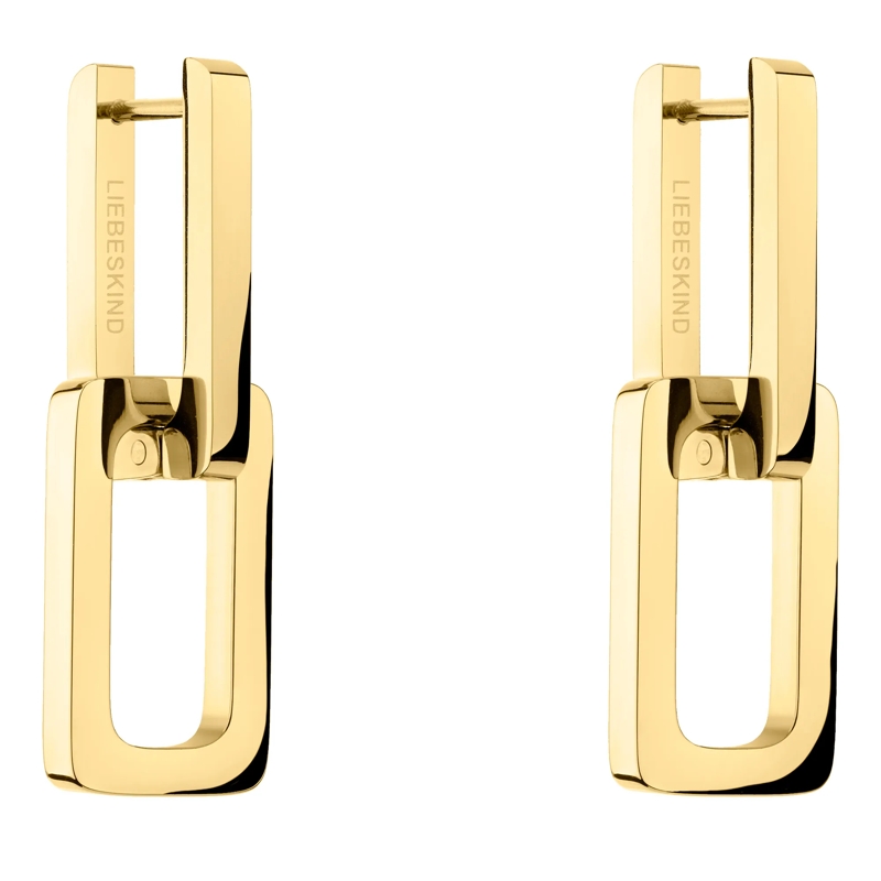 Liebeskind Berlin Ohrstecker Edelstahl Ohrringe gold