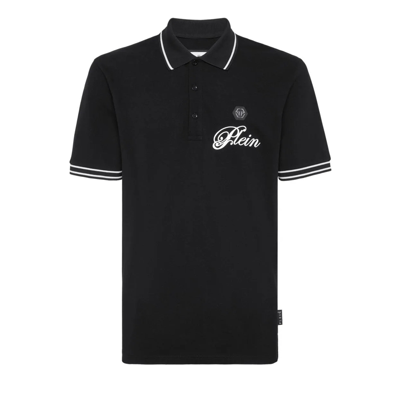 Philipp Plein Poloshirt Poloshirt Ss Signature schwarz