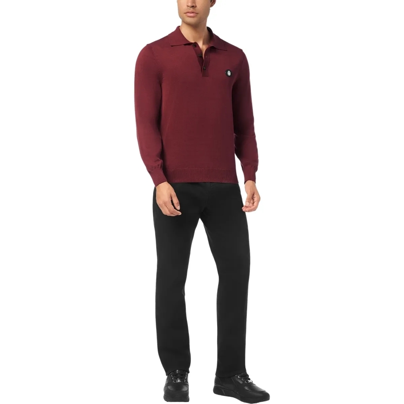 BILLIONAIRE Top Poloshirt Ls bordeaux(Image 3)