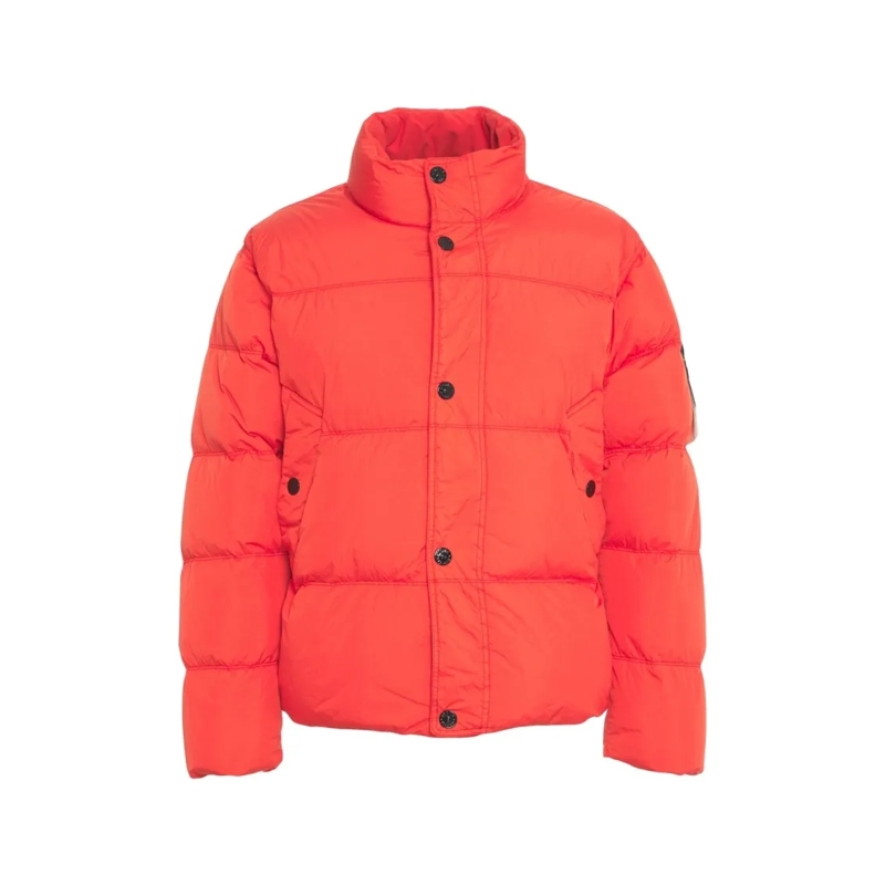 Stone Island Daunenjacke Quilted Down Jacket Orange
