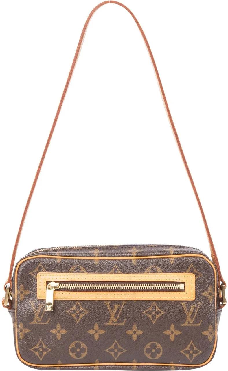 Louis Vuitton Crossbody Bags - Louis Vuitton Canvas Monogram Pochette Cite Should - Gr. unisize - in Braun - für Damen