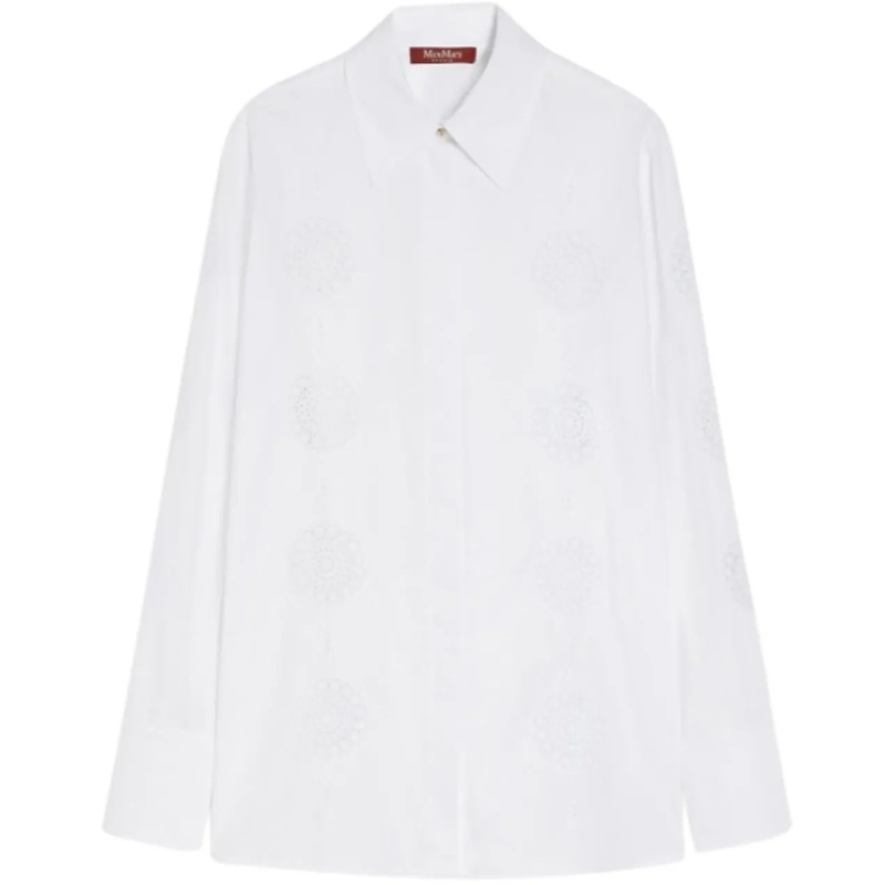Max Mara Blouse Shirts White weiß