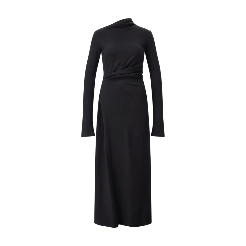 Sportmax  Maxikleid Edile aus Wolle Schwarz