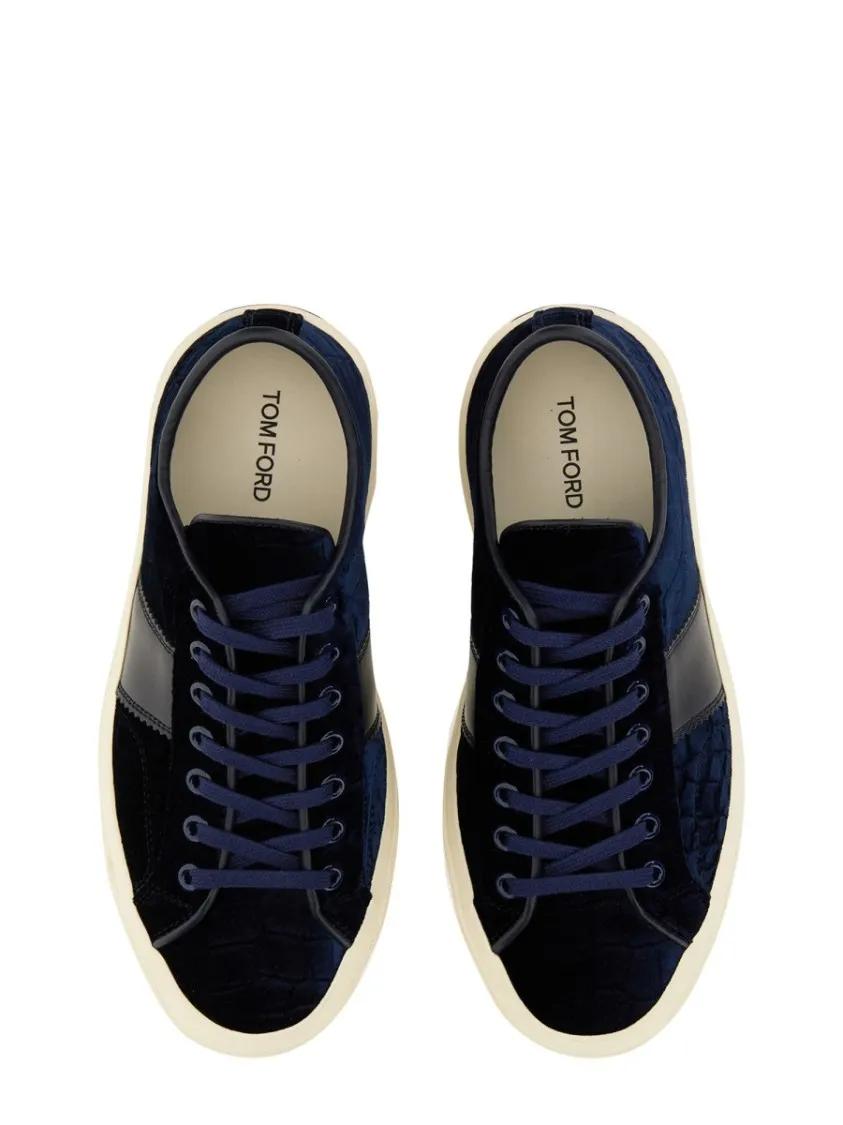 Thumbnail - Tom Ford Low-Top Sneaker - Cambridge Sneaker - Gr. 7_5 - in Blau - für Damen