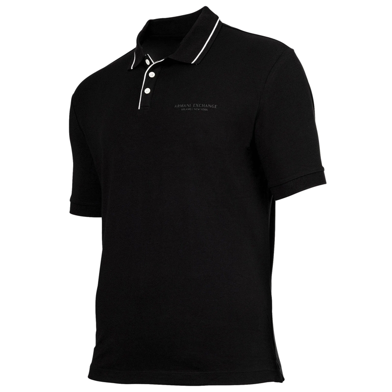 Armani Exchange Polohemd POLO SHIRT 1er Pack schwarz(Image 3)