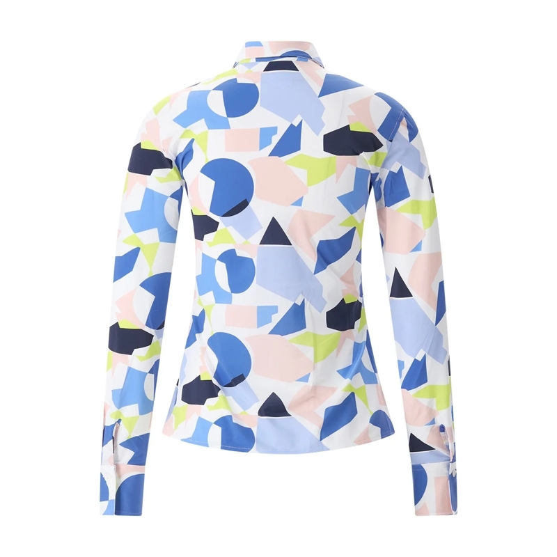 CALIBAN Bluse Hemdbluse mit Muster mehrfarbig(Image 2)