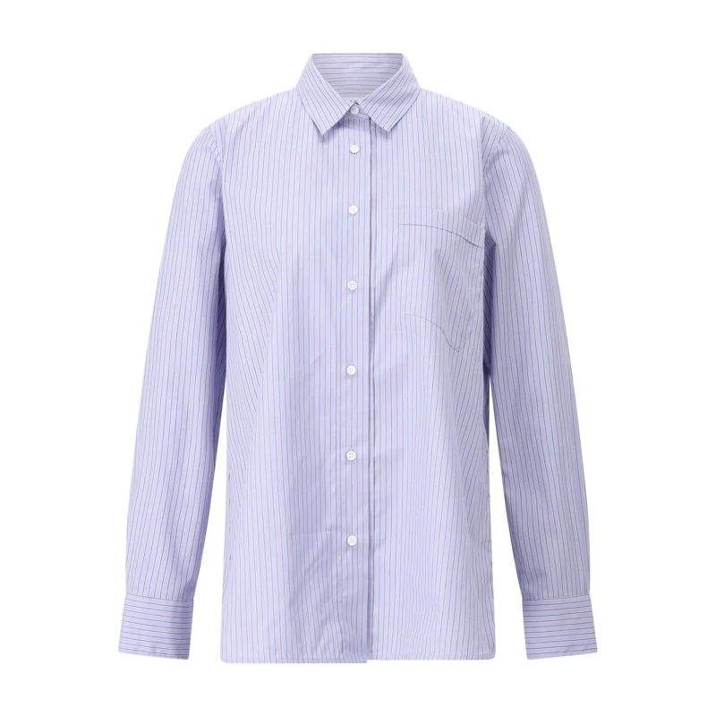 Lis Lareida Blouse Hemdbluse Cezanne Hellblau