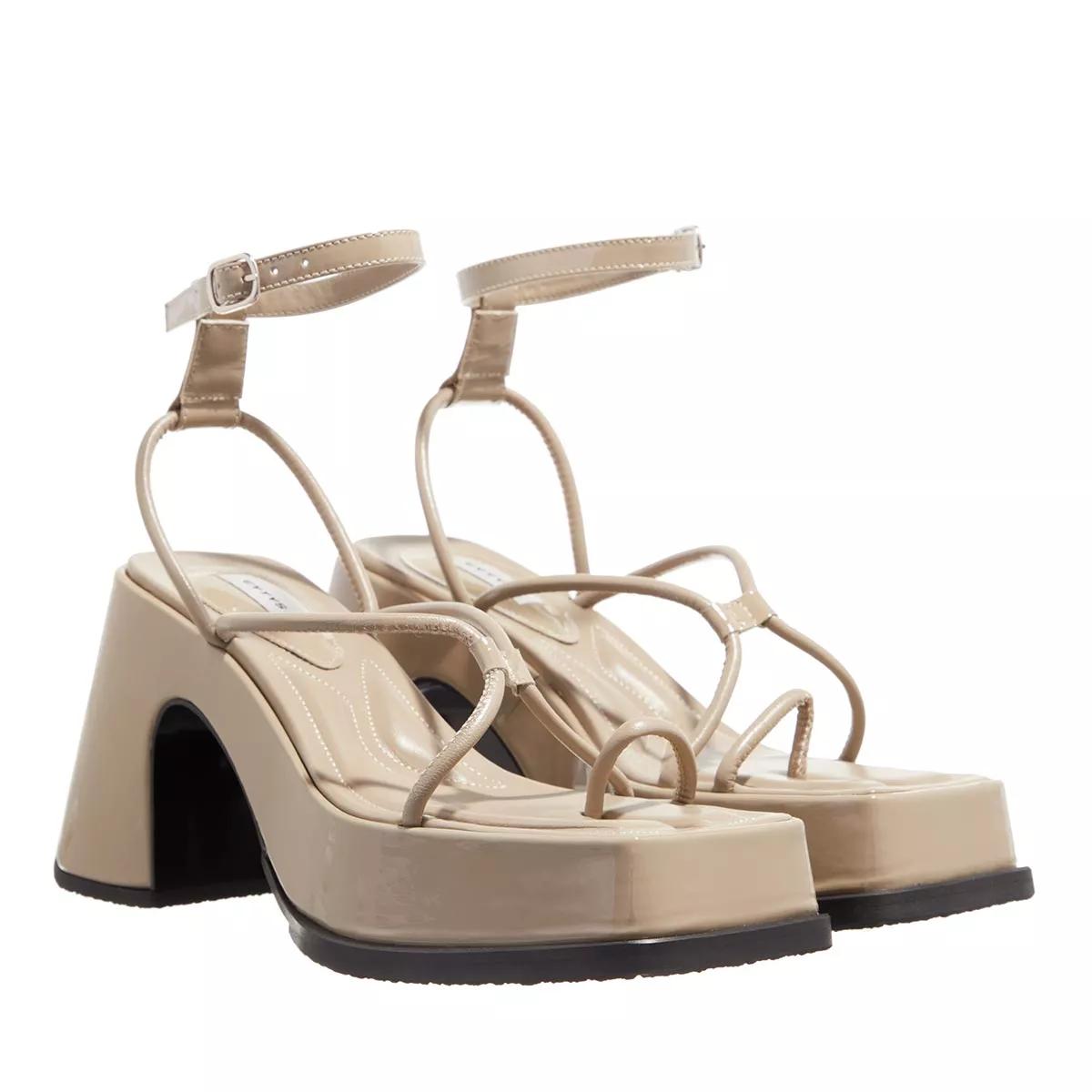 Eytys Sandalen & Sandaletten - Olympia Leather Elm - Gr. 37 (EU) - in Taupe - für Damen